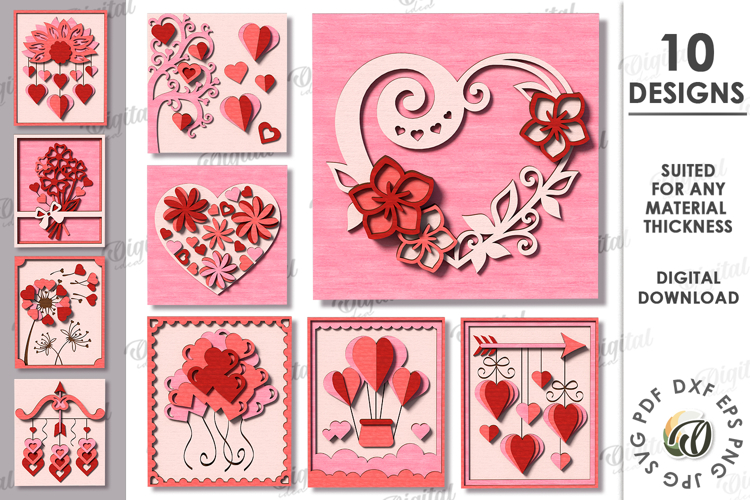 3d Heart Svg Image 19