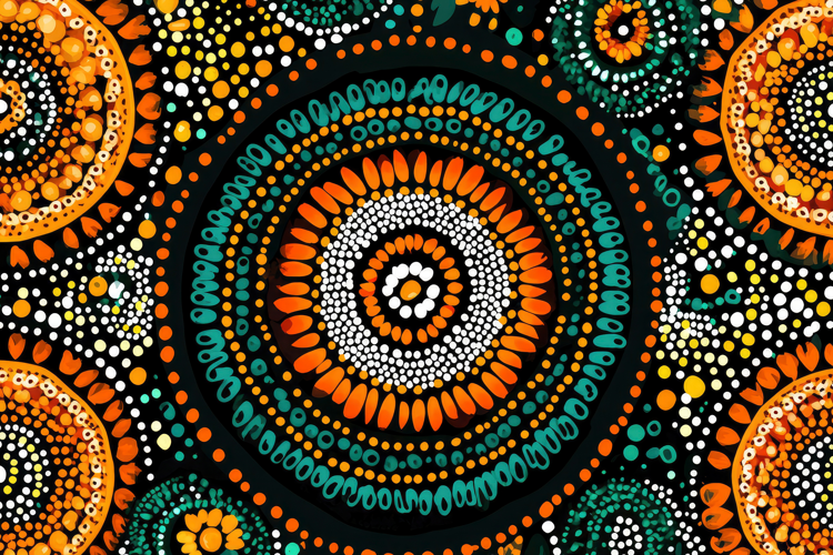 Dotted Art Background Wallpaper