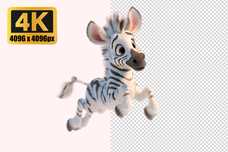 Baby Zebra Transparent PNG