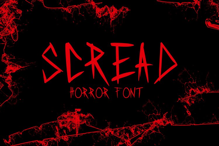 Scread - Horror, Thriller, Trash font example image 1