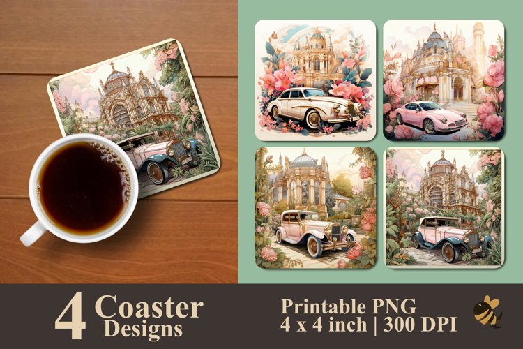 Car Coaster Sublimation Designs Image 8