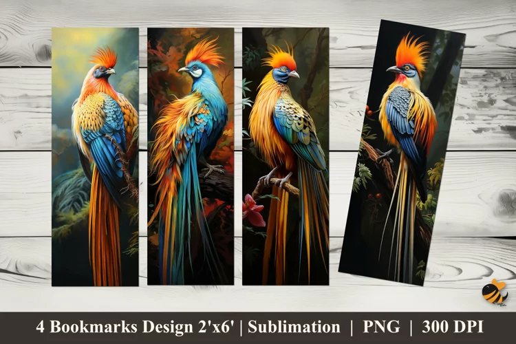Partridge Bookmarks Sublimation Design