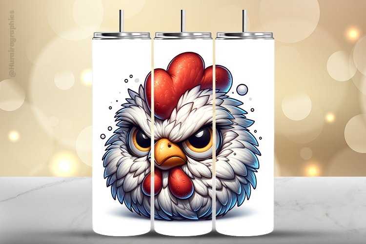 Hen Tumbler Wrap| Tumbler Sublimation Wrap