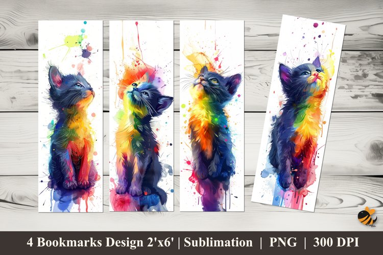 Small Joyful Bookmarks Sublimation Design