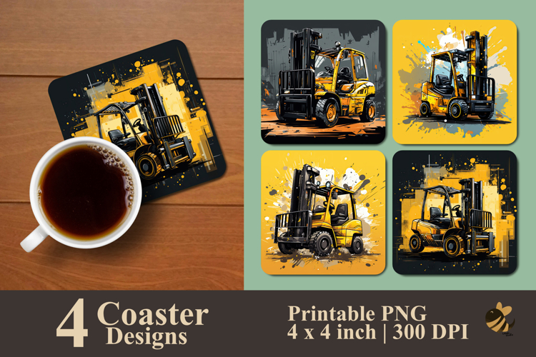 Forklift Clipart Image 15
