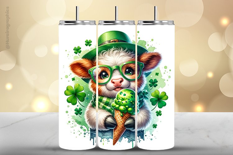 Highland Cow Tumbler Wrap| Tumbler Sublimation Wrap