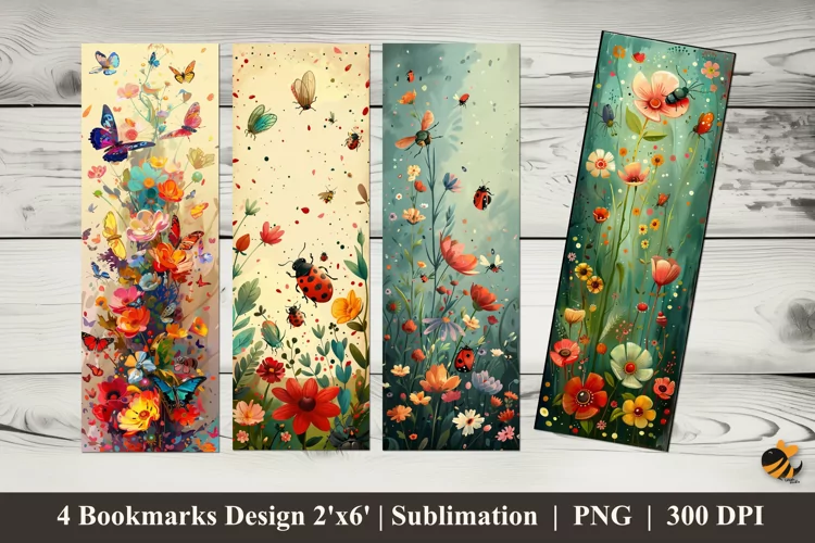 Natural Harmonics Bookmarks Sublimation Design