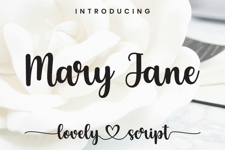 Mary Jane - Lovely Script