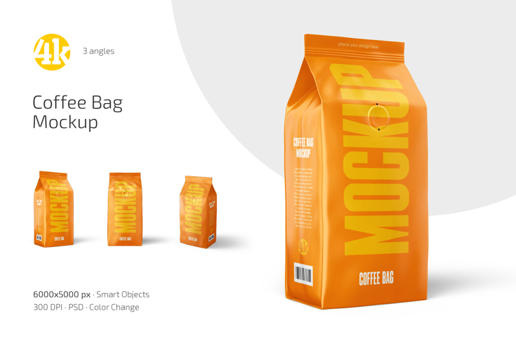 Coffee Bag Mockup Set