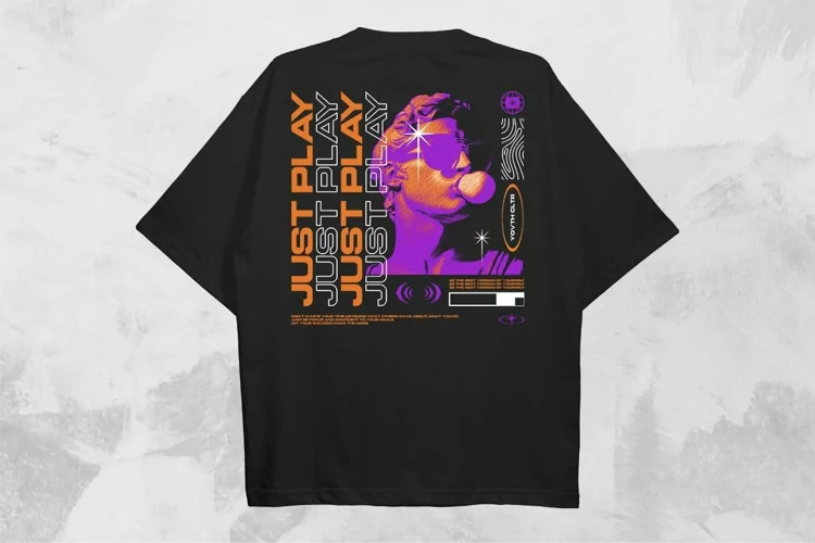 Just Play Streetwear PNG T-shirt Design