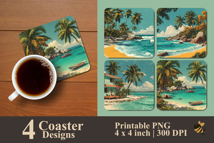 Beach Sublimation Design Image 5