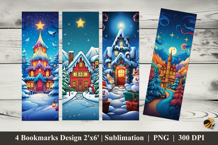Happy Days Bookmarks Sublimation Design