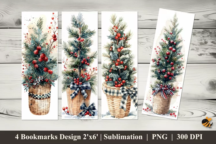 Gift Flowers Bookmarks Sublimation Design