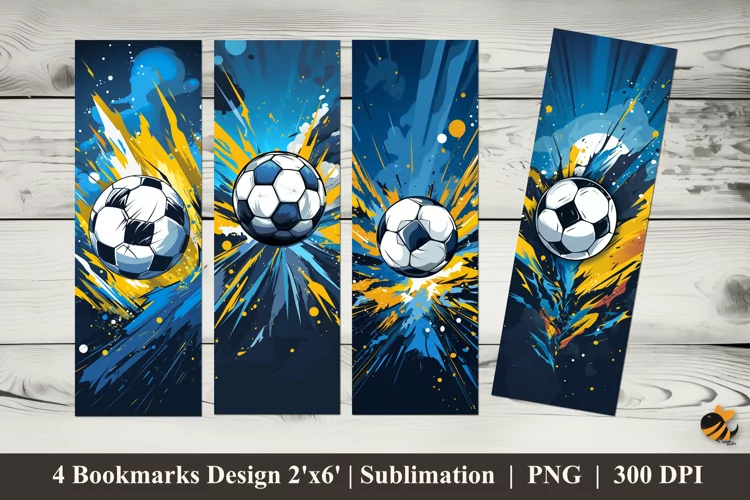 Toward the Goal Bookmarks Sublimation Design