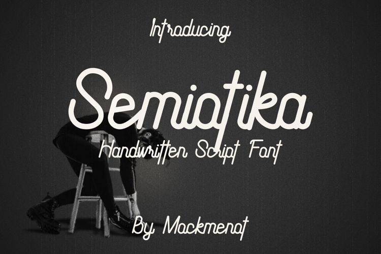 Semiotika - Modern Script Font