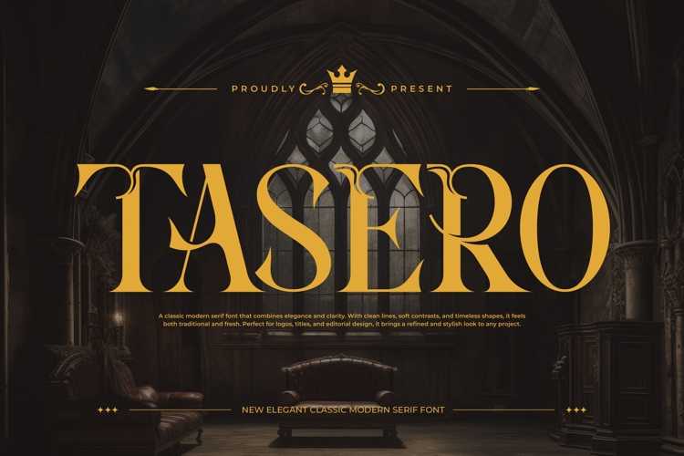Tasero || Modern Classy Serif Font