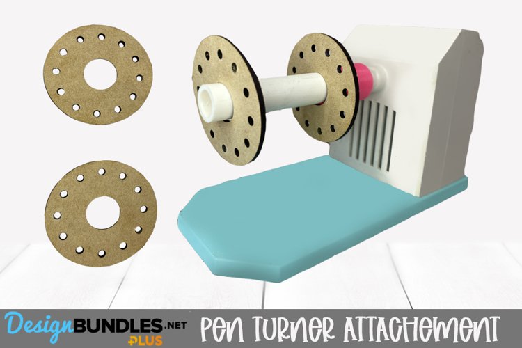 Glitter Pen Turner Attachement Laser Cut Project