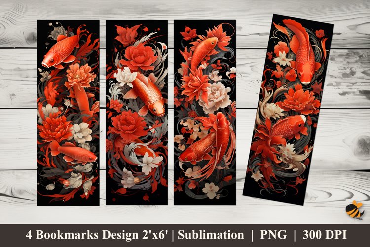Series of Beauty Bookmarks Sublimation Design example image 1