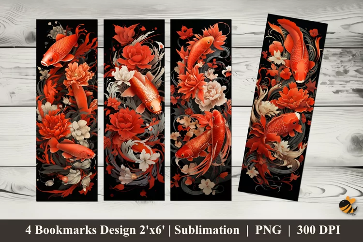 Series of Beauty Bookmarks Sublimation Design
