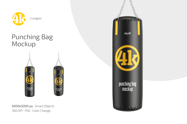 Punching Bag Mockup Set