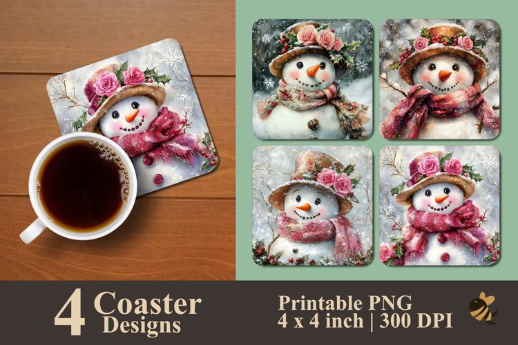 Cute Snowman Clipart Image 3