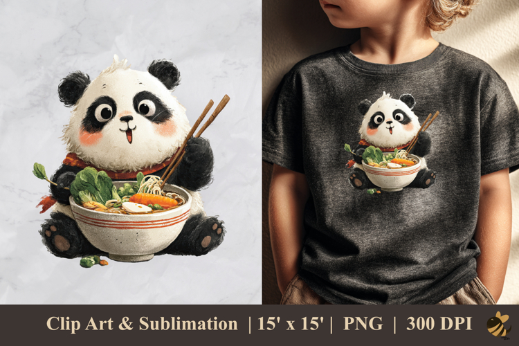Cute Panda Clipart Image 16