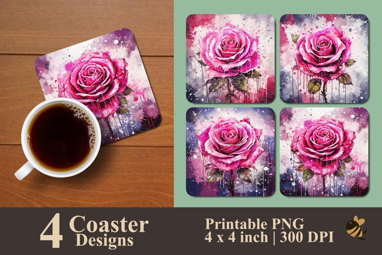 Pink Rose Clipart Image 6