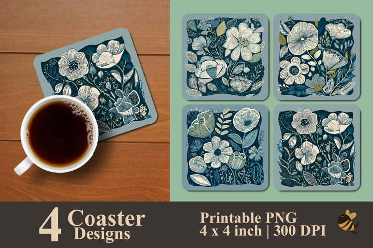 Inkleaf Harmony Coaster Sublimation Design