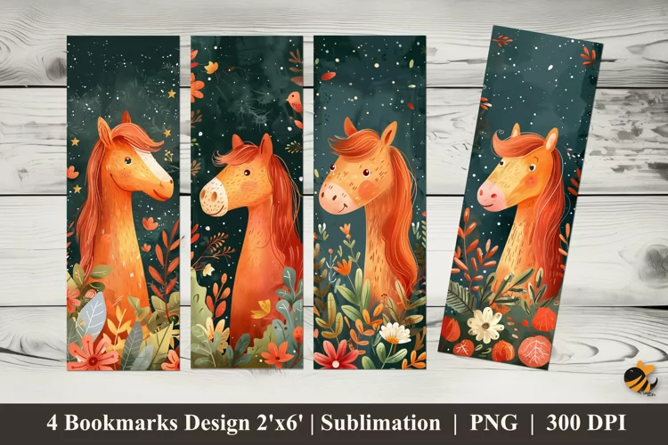 Nature's Smile Bookmark Sublimation Design