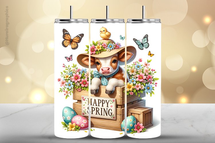 Cow Tumbler Wrap| Tumbler Sublimation Wrap