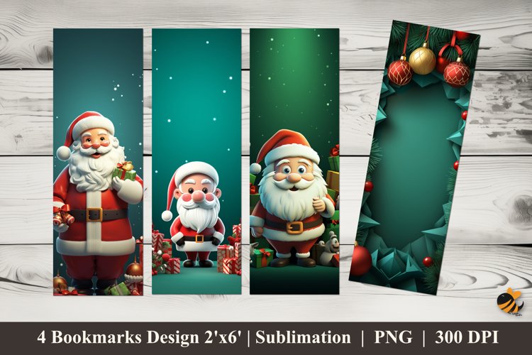 Gift Giver Bookmarks Sublimation Design