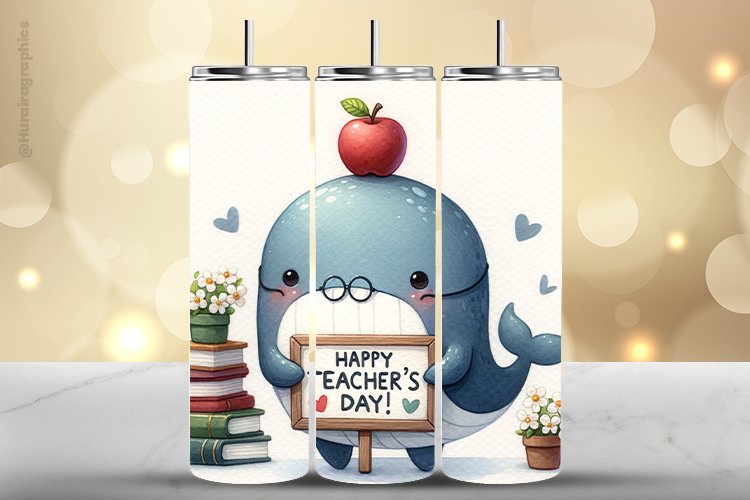 Whale Tumbler Wrap| Tumbler Sublimation Wrap