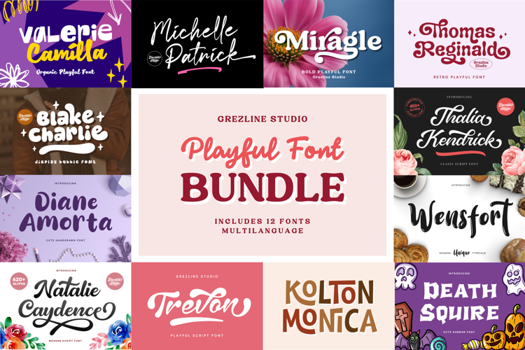 Playful Font Bundle Vol. 2