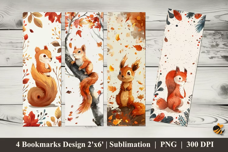 Cute Charm Bookmarks Sublimation Design