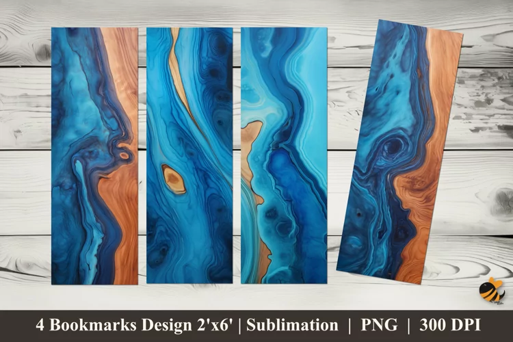 Wooden Art Crafts Bookmarks Sublimation Design