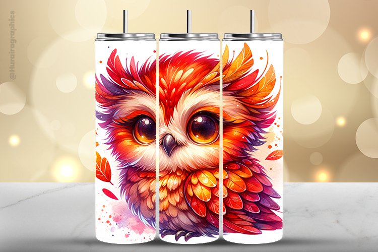 Owl Tumbler Wrap| Tumbler Sublimation Wrap