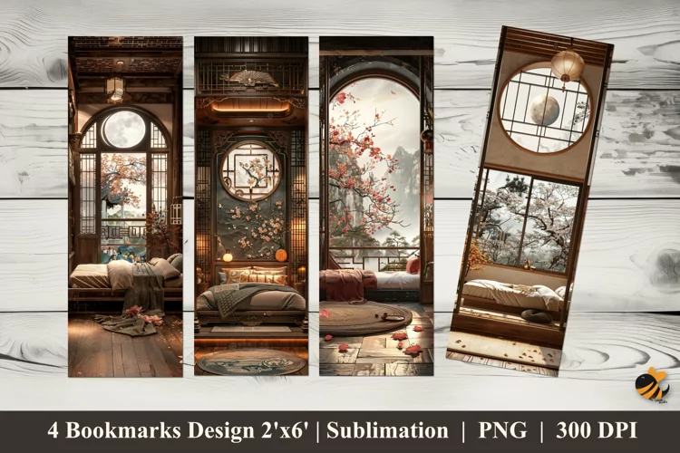 Comfortable Place Bookmark Sublimation Design