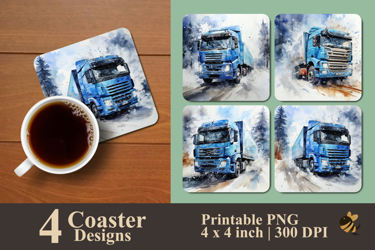 Vintage Truck Clipart Image 15