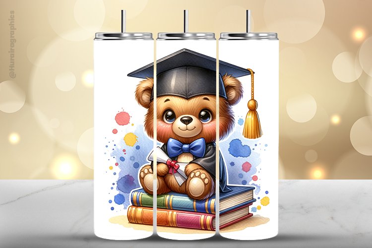 Bear Tumbler Wrap| Tumbler Sublimation Wrap