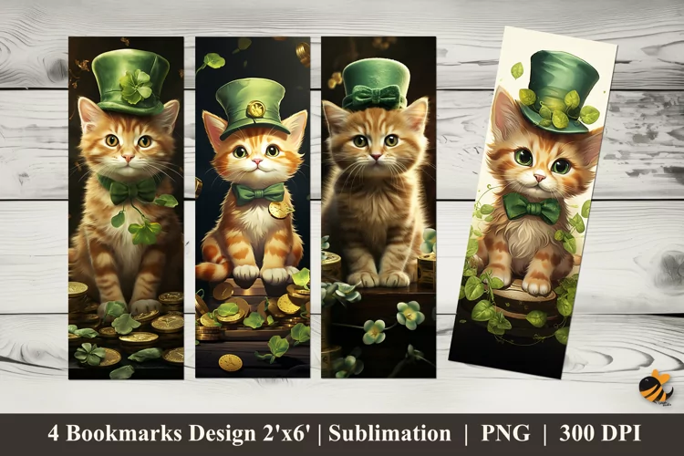 Unique Cat Bookmarks Sublimation Design