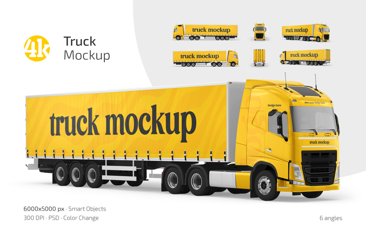 Truck Mockup Set