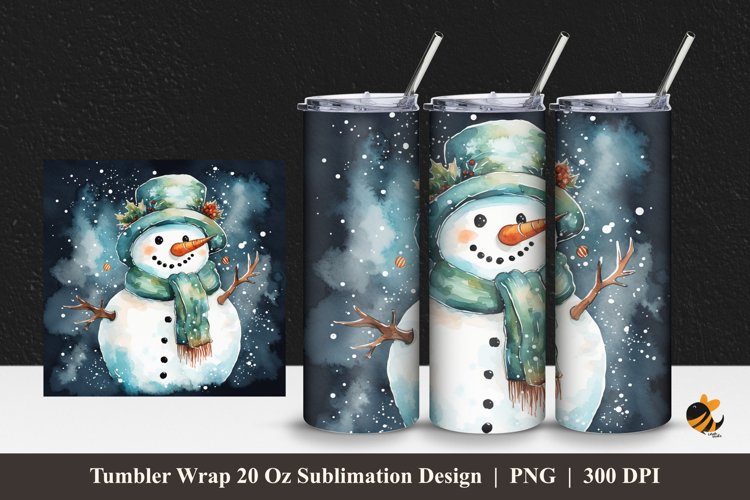 Cute Snowman Clipart Image 8