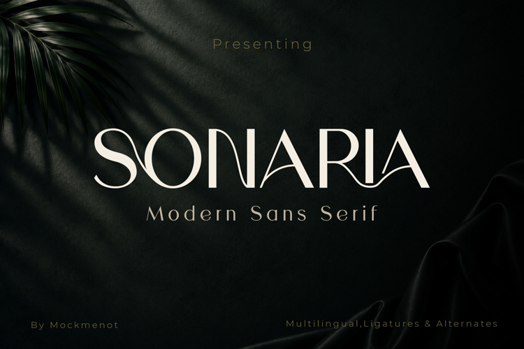 Sonaria - Elegant Modern Sans Serif