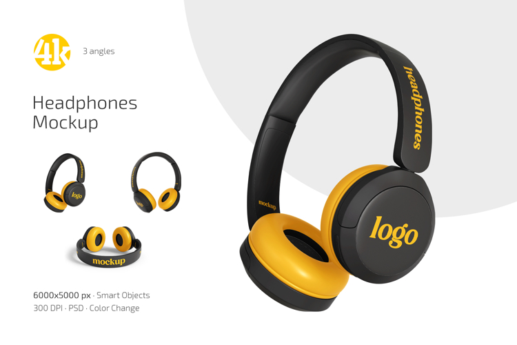Headphones Mockup Set