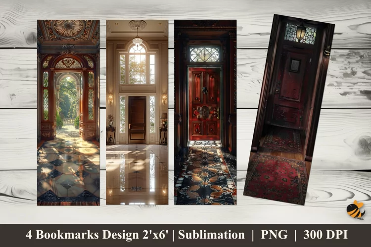 My House Bookmarks Sublimation Design