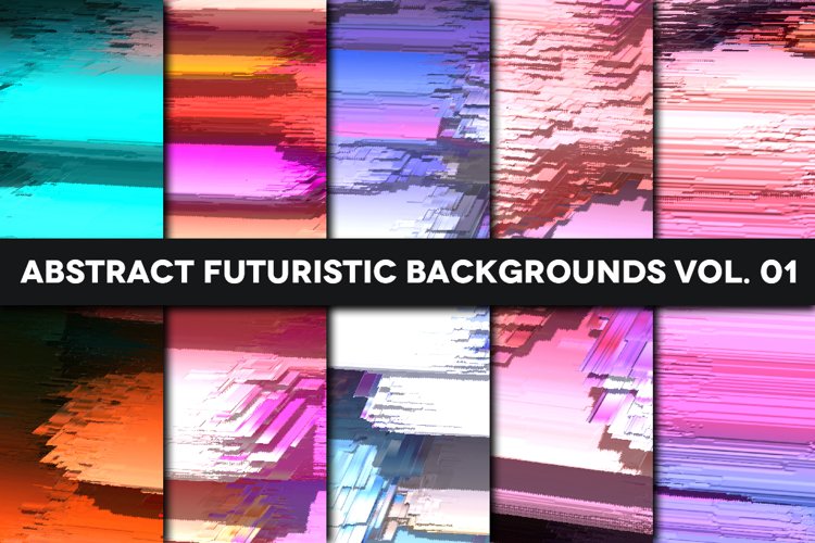 Abstract Futuristic Backgrounds Vol. 01