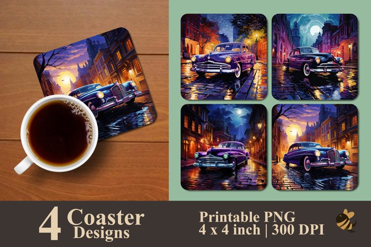 Vintage Car Clipart Image 16