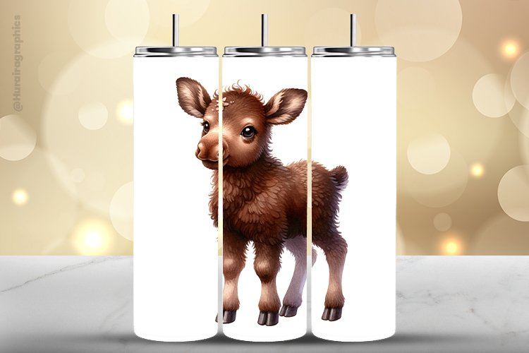 Deer Tumbler Wrap| Tumbler Sublimation Wrap
