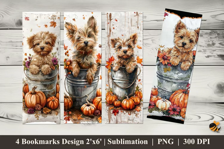 Highland Dog Bookmarks Sublimation Design