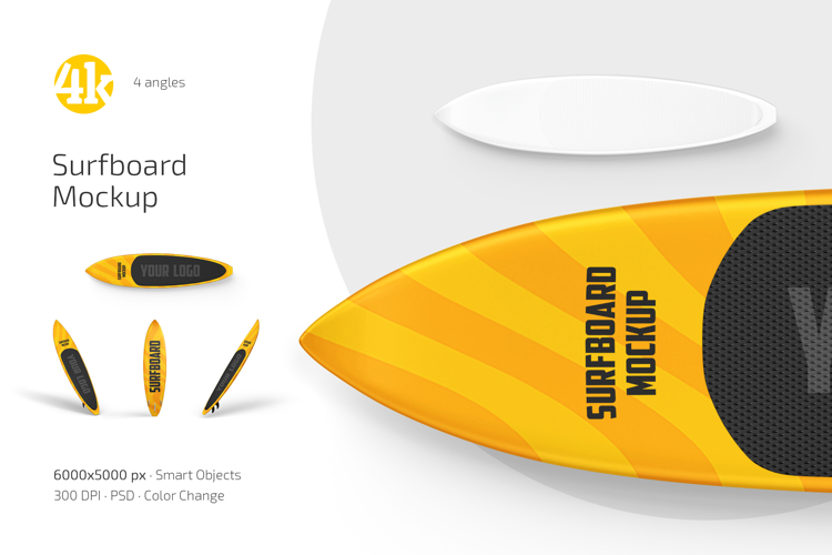 Surfboard Mockup Set
